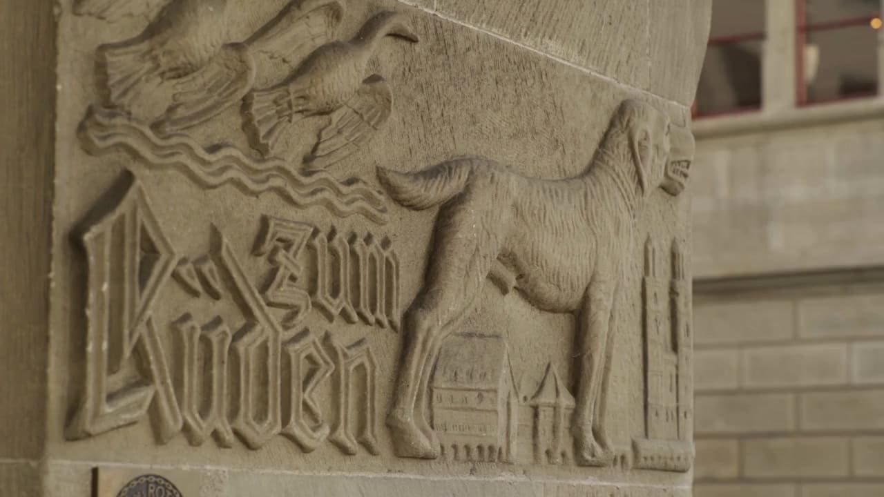 Steinrelief am Haus zum Rüden